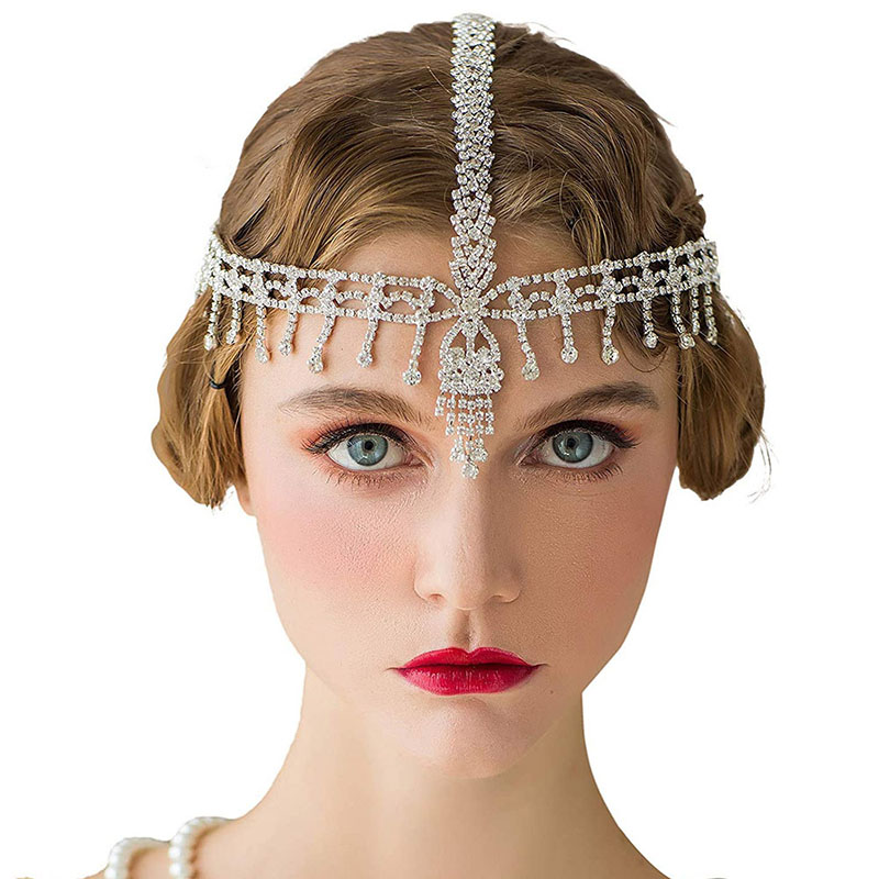 High Sense Rhinestone Forehead Hair Ornaments Bridal Wedding Jewelry Manufacturer
