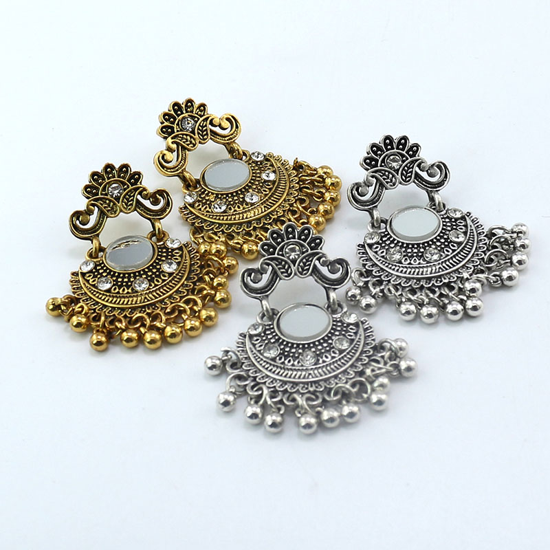 Vintage Plated Round Ethnic Vintage Palace Style Earrings Supplier