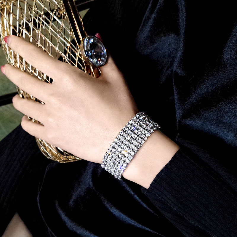Fashion Full Of Diamonds Match Temperament Bracelet Korean Version Of Simple Supplier