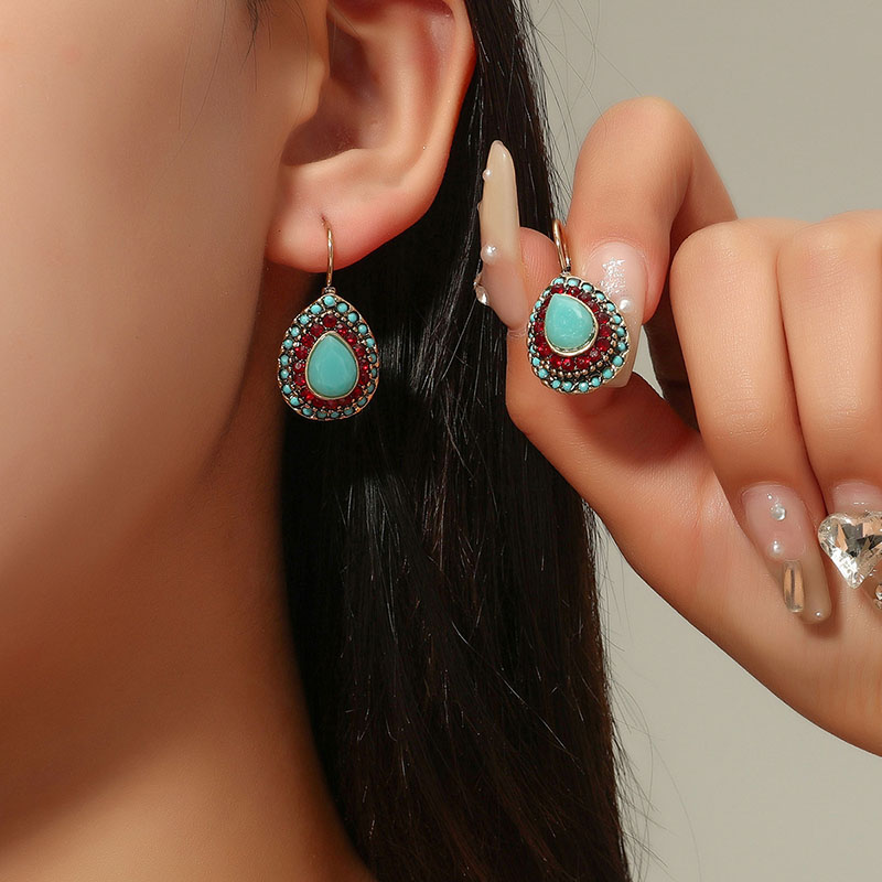 Ruby Earrings Vintage Earrings Bohemian Ethnic Manufacturer