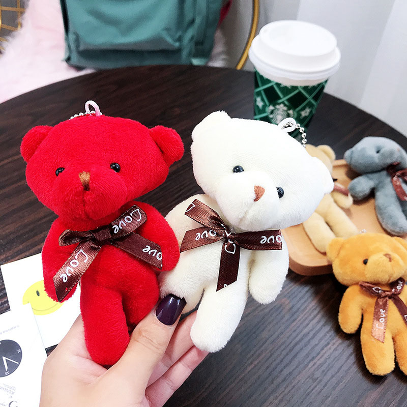 Cute Bear Plush Bag Pendant Keychain