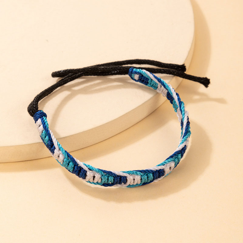Ethnic Cord Bracelet With Colorful Twist Cord Supplier