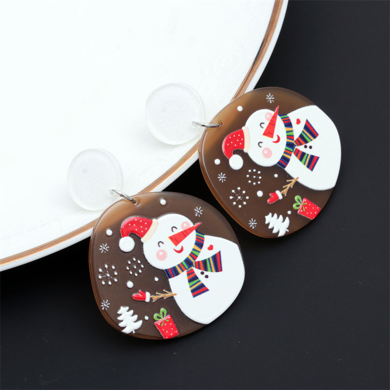Wholesale Christmas Santa Claus Bells Earrings