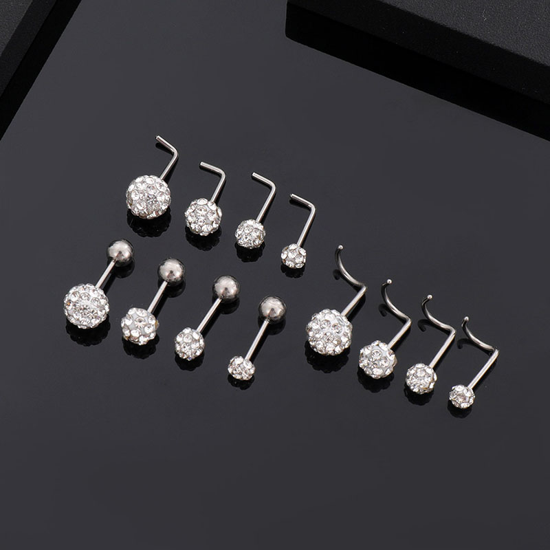 Stainless Steel L-shaped Fine Ceramic Ball Nose Stud Ball Supplier