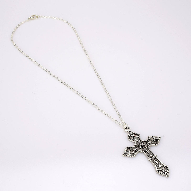Baroque Gothic Cross Vintage Bohemian Pendant Necklace Suppliers