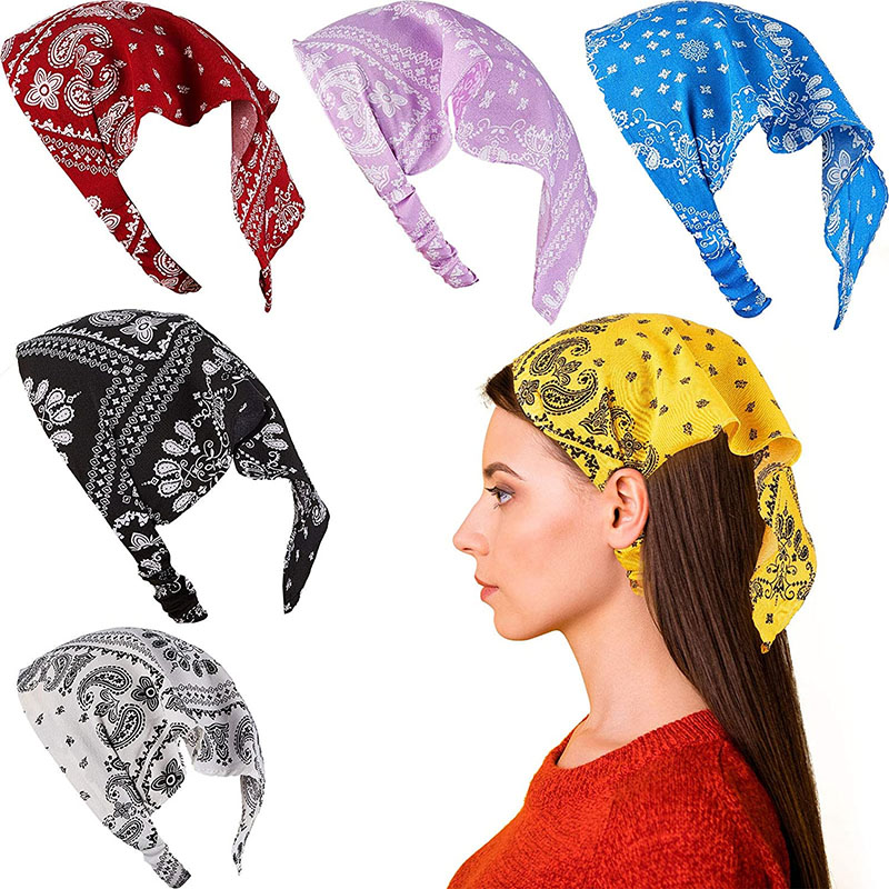 Wholesale Jewelry Wrap Head Scarf Elastic Simple Wide Version Of The Headband