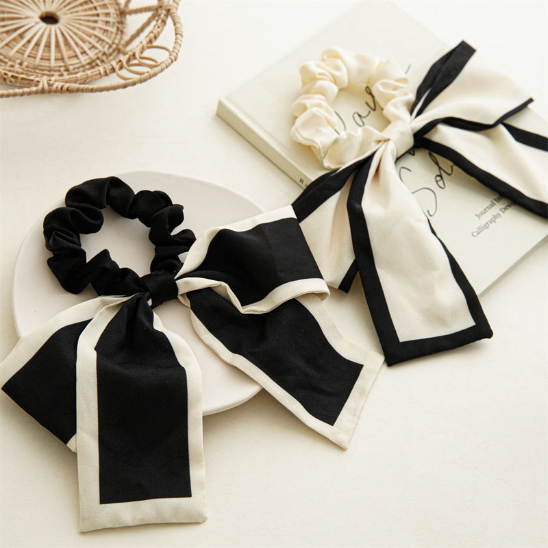 Wholesale Jewelry Japan And South Korea Bow Tie Head Rope Floating Ribbon Large Intestine Hair Band