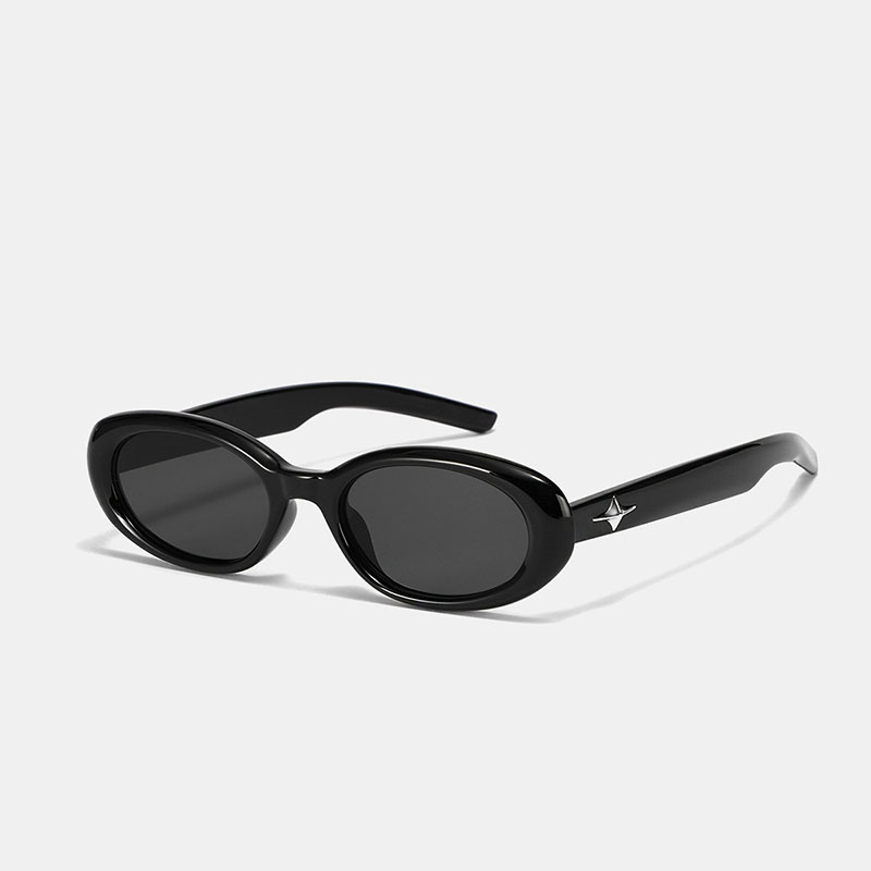 Wholesale Oval Studded Star Sunglasses