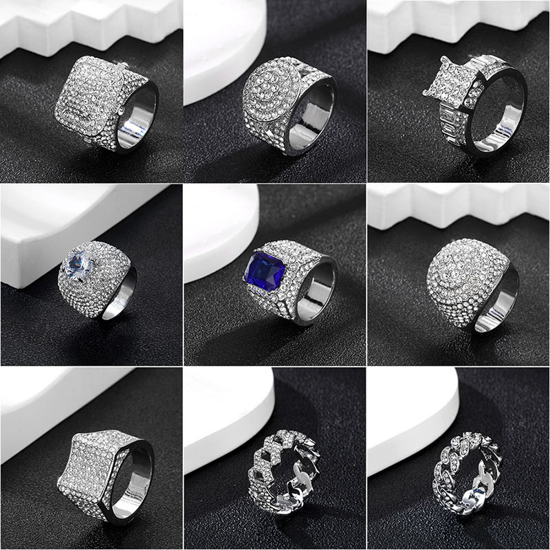 Full Diamond Fashion Zirconia Ring Suppliers