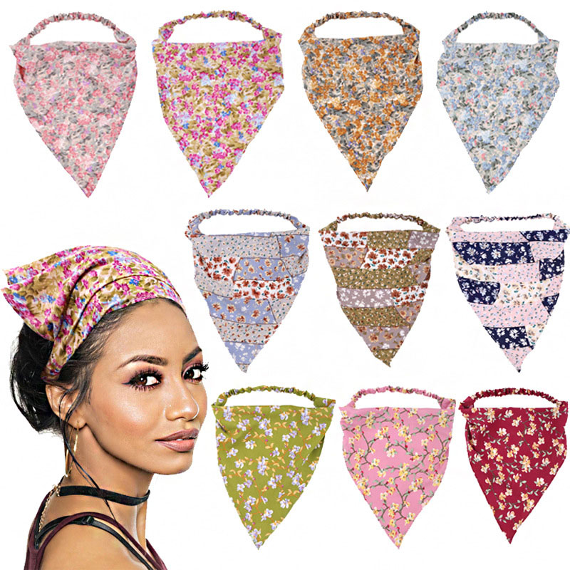 Fashion Crushed Flowers Elastic Sun Protection Hair Band Vendors