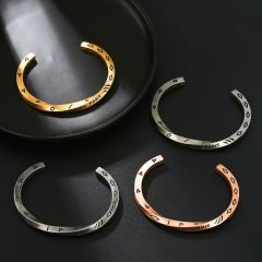 Wholesale Jewelry Vintage Titanium Steel Viking War Bracelet Bracelet