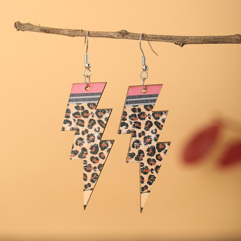 Wholesale Color Fashion Design Sense Creative Lightning Earrings