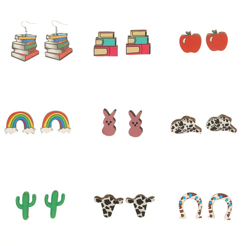 Wholesale Variety Of Cute Animal Fashion Personality Earrings