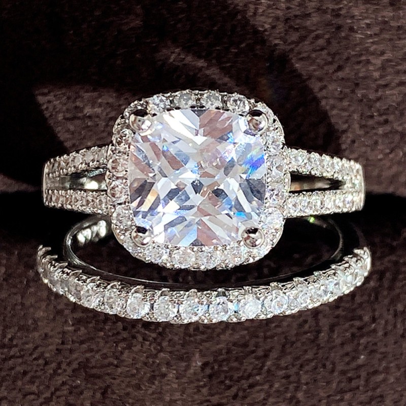 Wholesale Full Diamond Zircon Ring