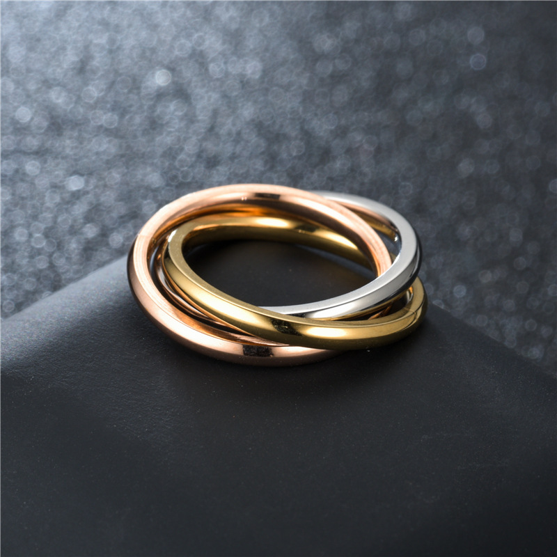 Three Lifetimes And Three Worlds Three-color Three-ring Buckle Ring Manufacturers