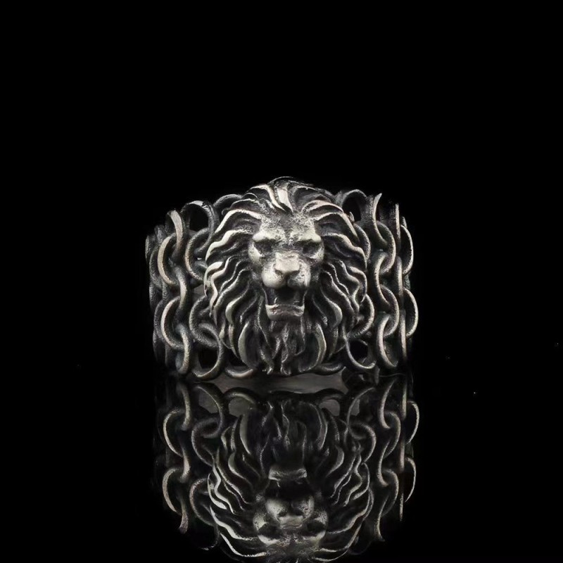 Lion Head Men Ring Wholesalers
