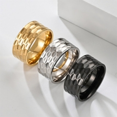8mm Circular Arc Ring Titanium Steel Finger Ring Wholesalers