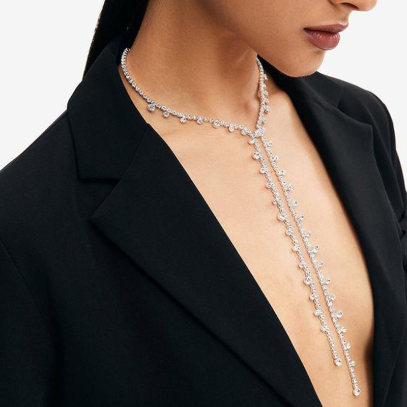 Full Diamond Long Tassel Necklace Wholesalers