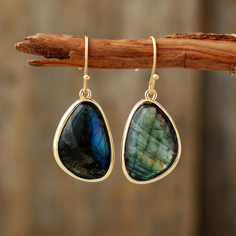 Natural Stone Pendant Earrings Wholesalers