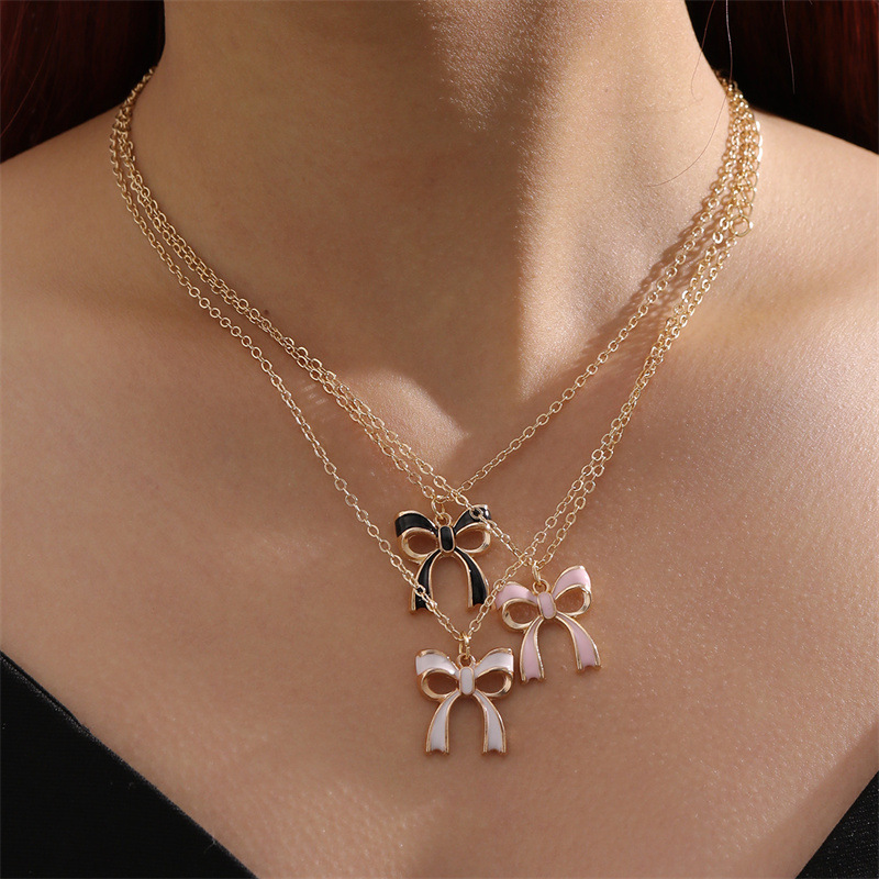Bow Multilayer Necklace Wholesalers
