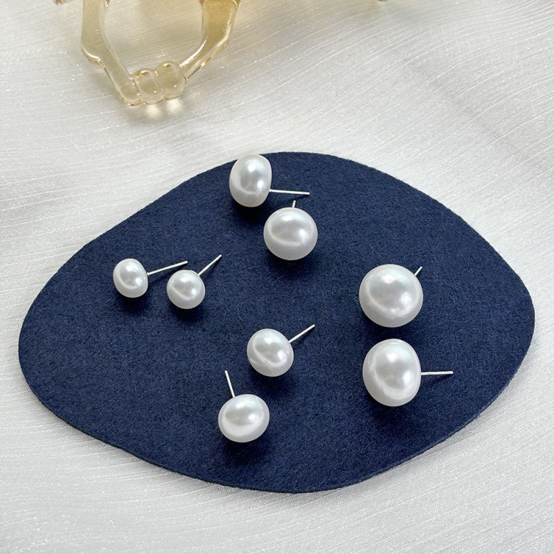 Silver Needle Pearl Earrings Wholesalers