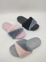 Wholesale new women fur slippers