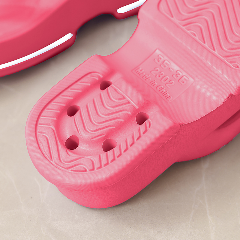 Japanese Geta Style Designed Thick soled Slides Flip-Flops Summer Slippers Anti-slide Beach Shoes