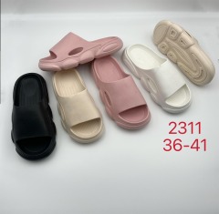 2023 NEW Platform Women Open toe Slipper Anti-slip Soft Slide with Thick sole