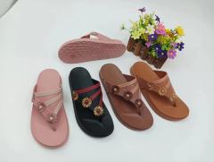 New Hot Items Eva Slippers Beach Fashion Summer Sandals Women's Flower Flip Flops