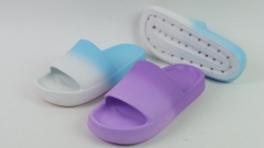Custom logo new EVA material slippers men's sandals gradient color slippers non-slip factory wholesale