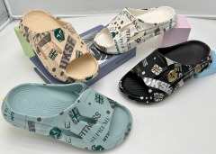 Casual Indoor Flat Slipper for Women Men OEM Custom Sandals Printed Slipper Slides Unisex