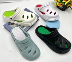 2023 high quality garden beach water shoes lightweight plain clog sandal shoes slippers