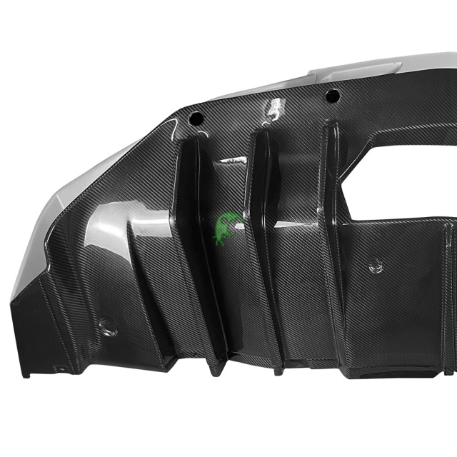 SV Style Half Dry Carbon Fiber Rear Bumper For Lamborghini Aventador Body Kit LP700-4 LP720 LP750 2011-2015