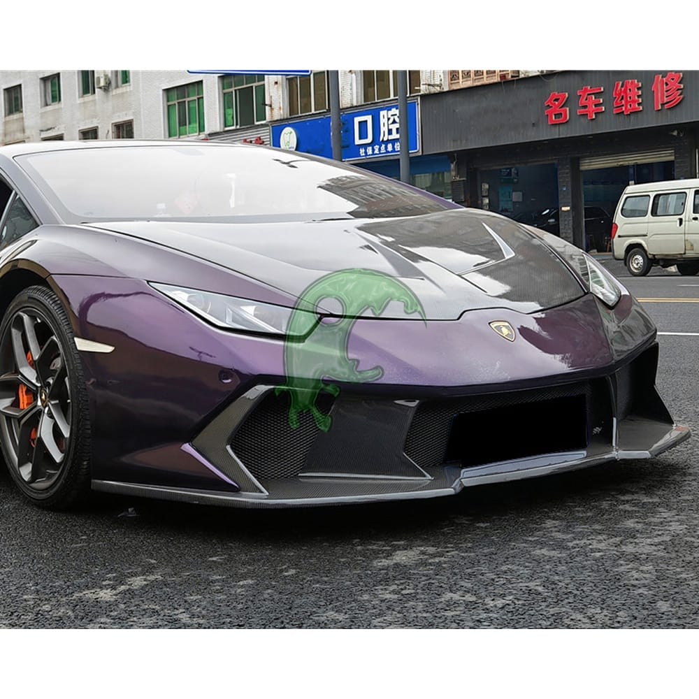 Dry Carbon Fiber Front Bumper for Lamborghini Huracan LP610 LP580 (2014-2016) - Vorsteiner Style