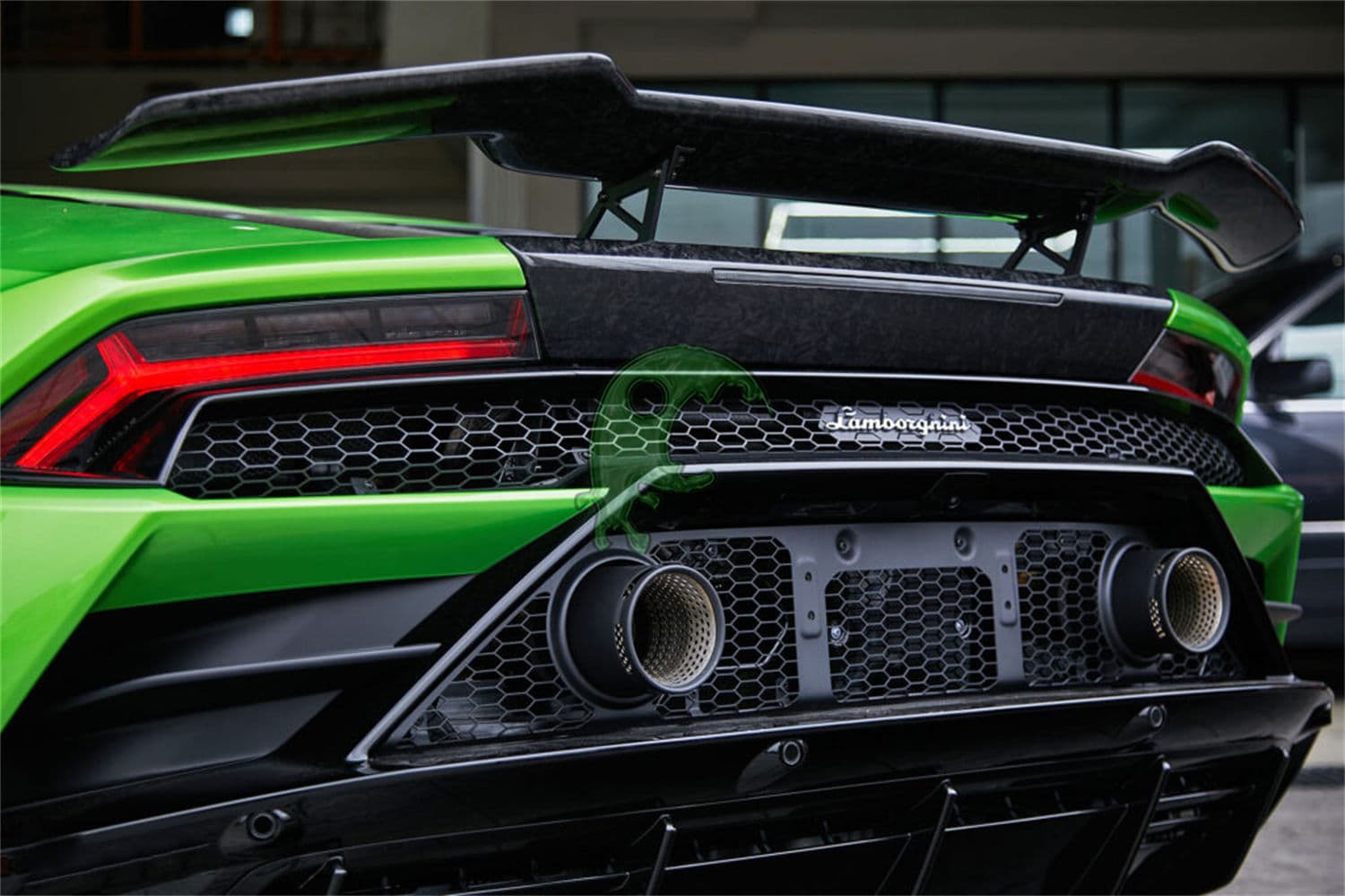 1016 Style Carbon Fiber Rear Spoiler GT Wing For Lamborghini Huracan lp610 lp580