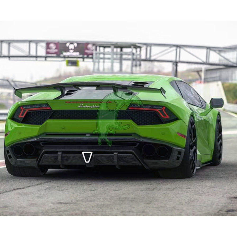 Dry Carbon Fiber Rear Bumper for Lamborghini Huracan LP610/LP580