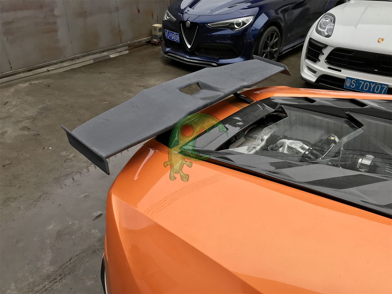 Dry Carbon Fiber Rear Spoiler GT Wing for Lamborghini Huracan LP610/LP580 - SpeedFreak Style