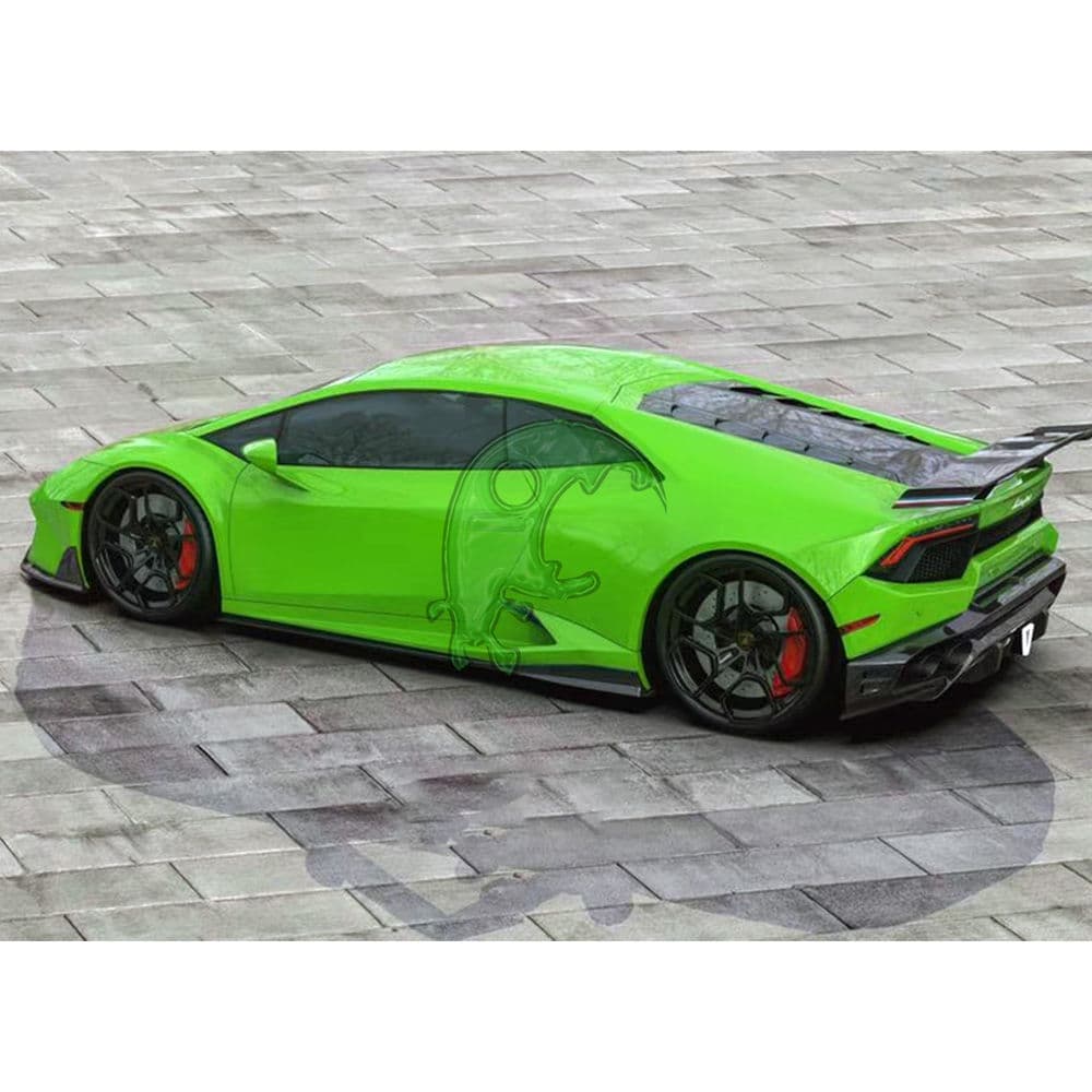 Dry Carbon Fiber Side Skirt for Lamborghini Huracan LP610/LP580 - SpeedFreak Style