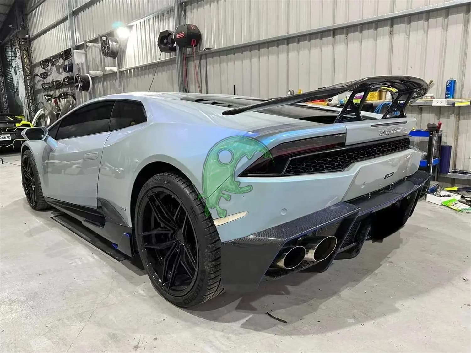 Carbon Fiber GT Wing Rear Spoiler for Lamborghini Huracan LP610/LP580 - MANSORY Style