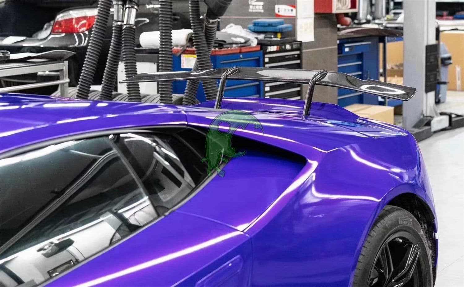 Novitec Style Dry Carbon Fiber Rear Spoiler Lamborghini Huracan EVO GT WING