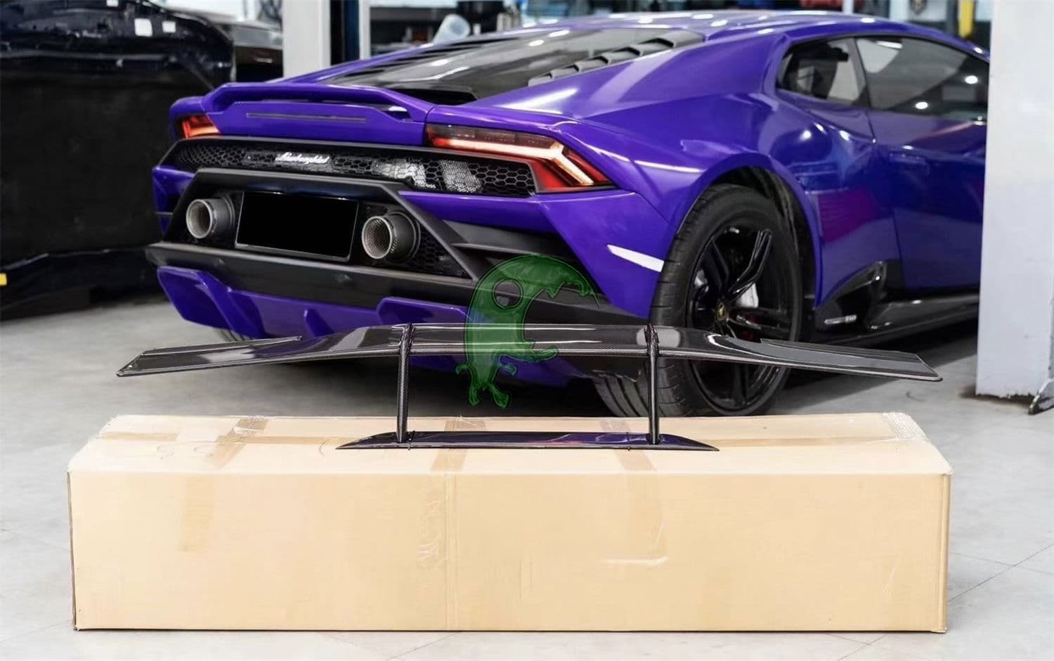 Novitec Style Dry Carbon Fiber Rear Spoiler Lamborghini Huracan EVO GT WING