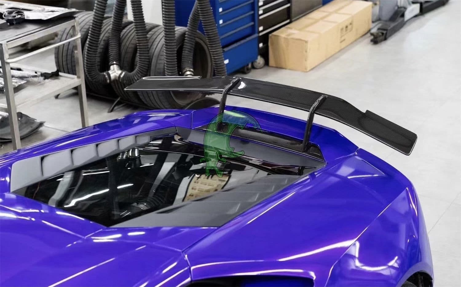 Novitec Style Dry Carbon Fiber Rear Spoiler Lamborghini Huracan EVO GT WING