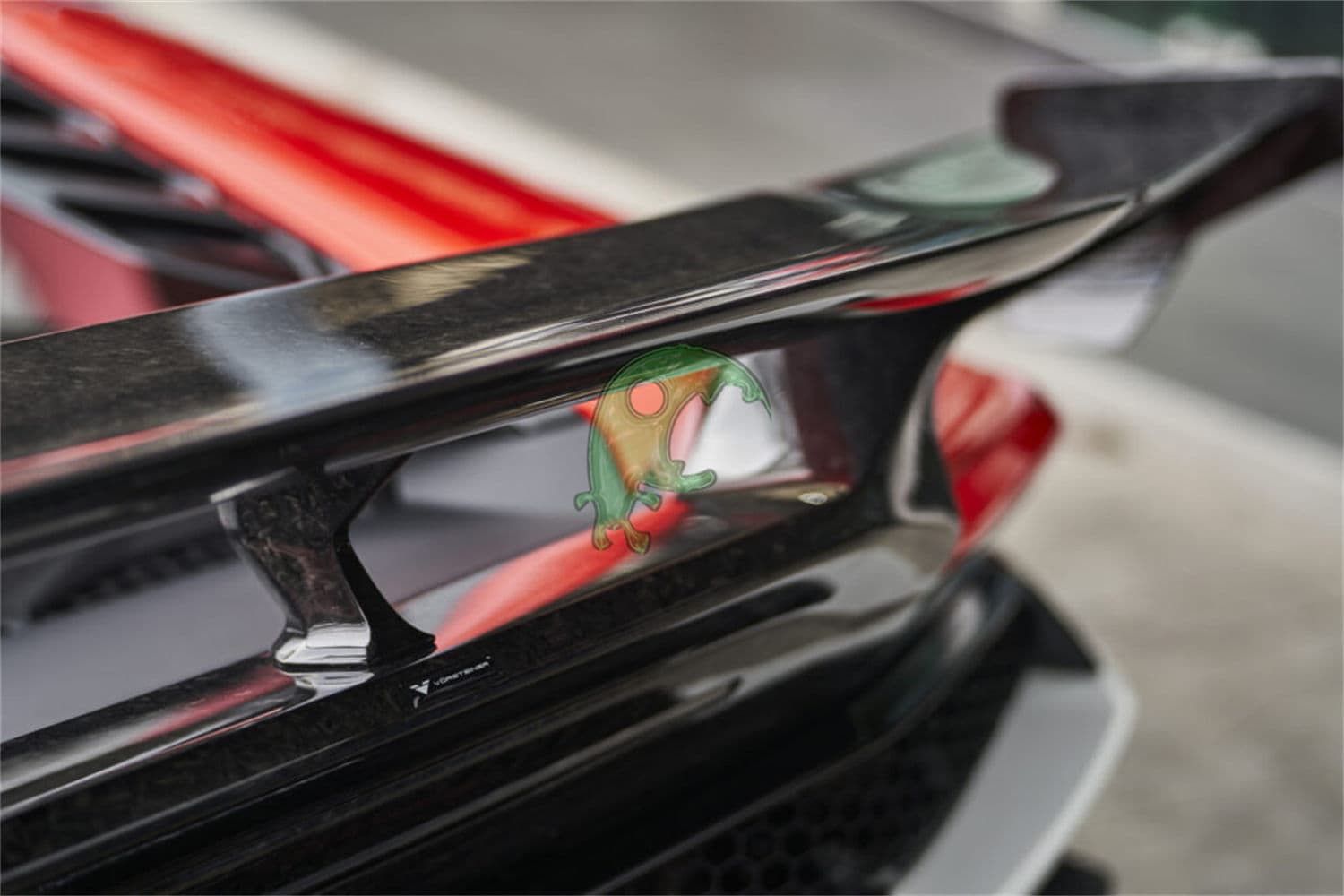 Dry Carbon Fiber Rear Spoiler Wing for Lamborghini Huracan LP610/LP580/EVO - Vorsteiner STO Style