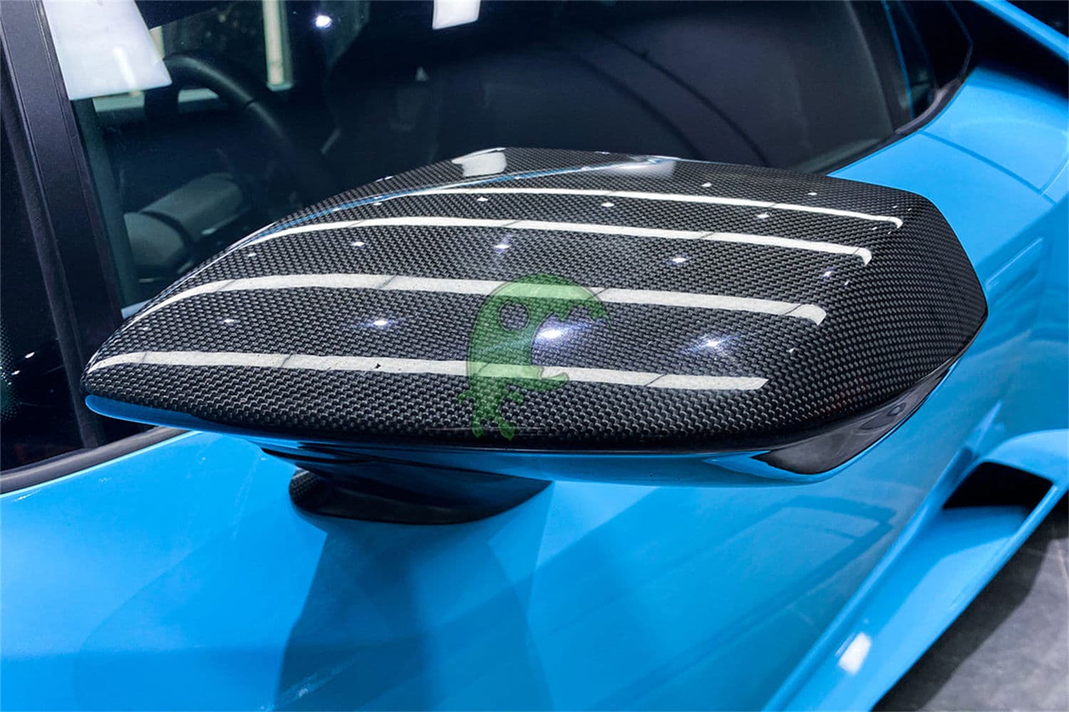 Dry Carbon Fiber side Mirror housing cover trim caps For Lamborghini Huracan LP610 lp580 evo rwd sto tecnica