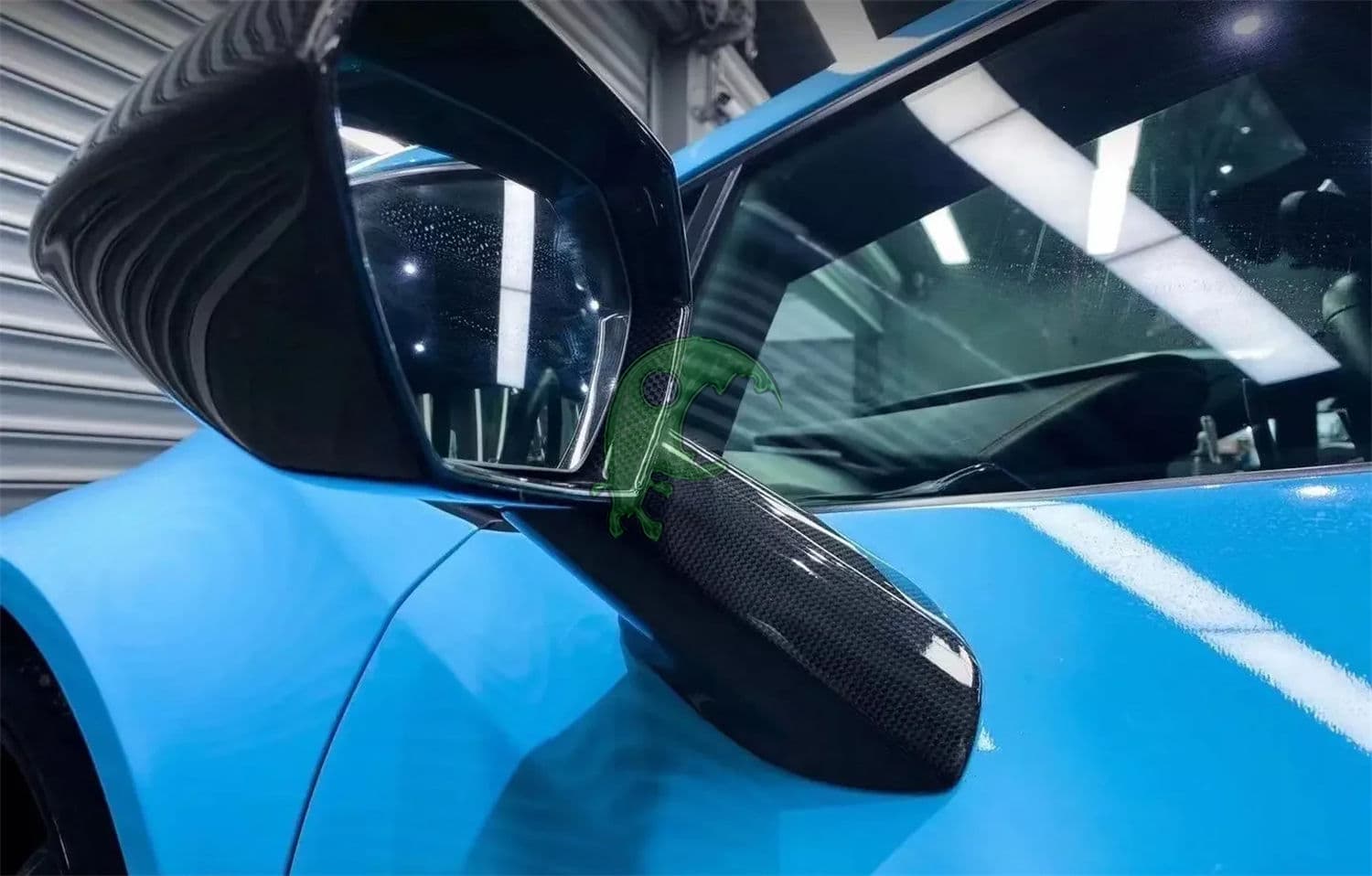 Dry Carbon Fiber side Mirror housing cover trim caps For Lamborghini Huracan LP610 lp580 evo rwd sto tecnica