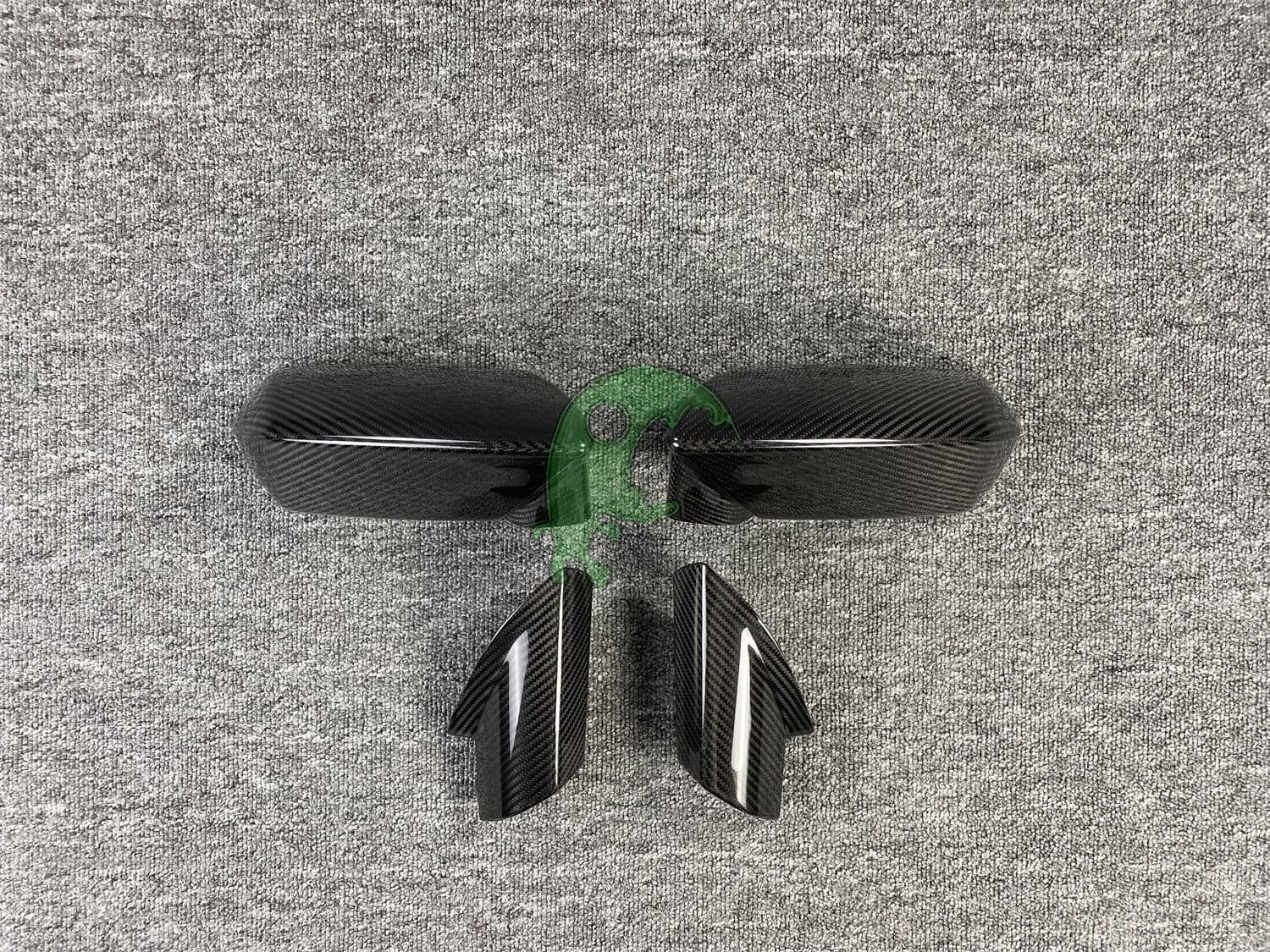 Dry Carbon Fiber side Mirror housing cover trim caps For Lamborghini Huracan LP610 lp580 evo rwd sto tecnica
