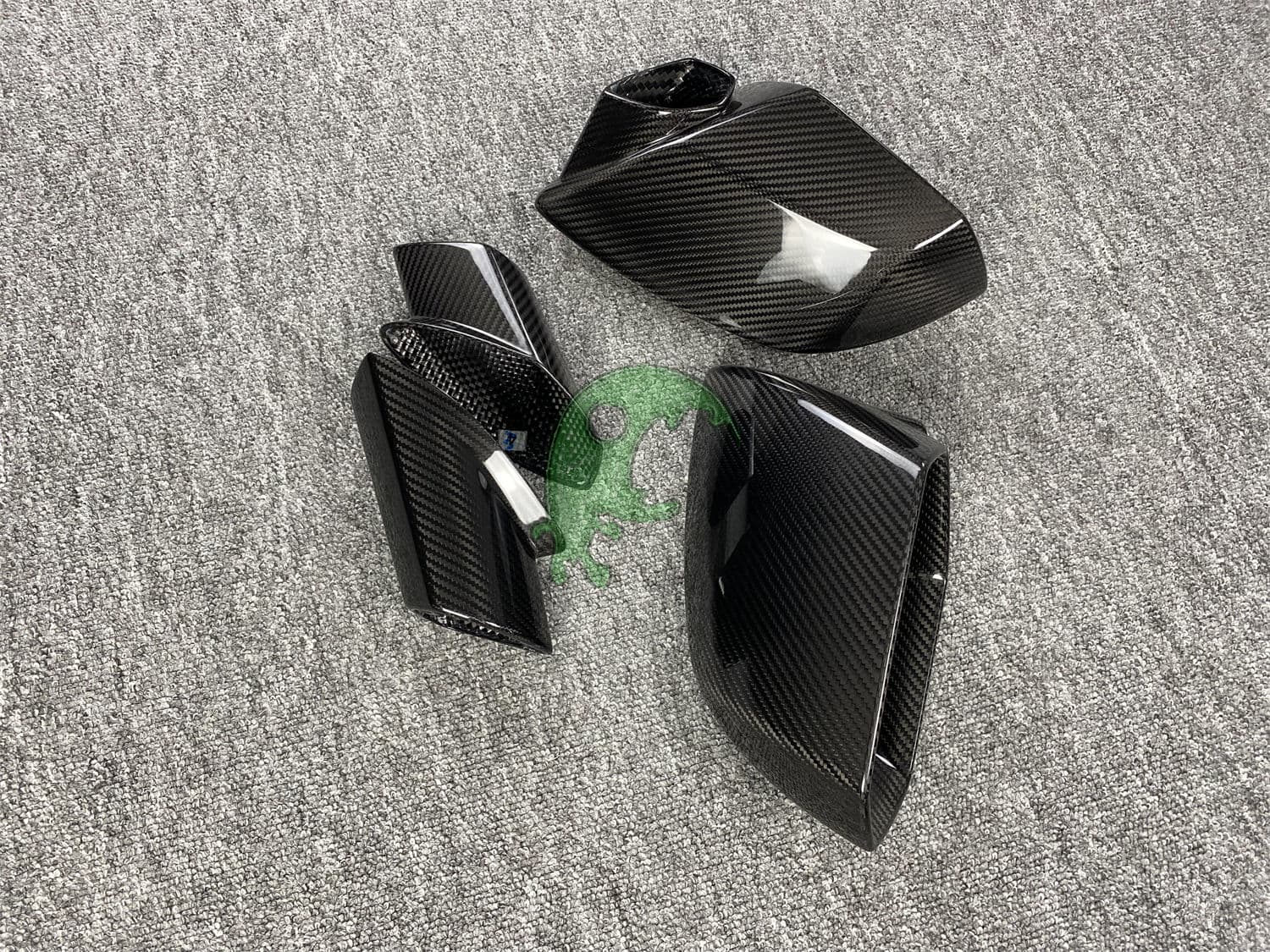 Dry Carbon Fiber side Mirror housing cover trim caps For Lamborghini Huracan LP610 lp580 evo rwd sto tecnica