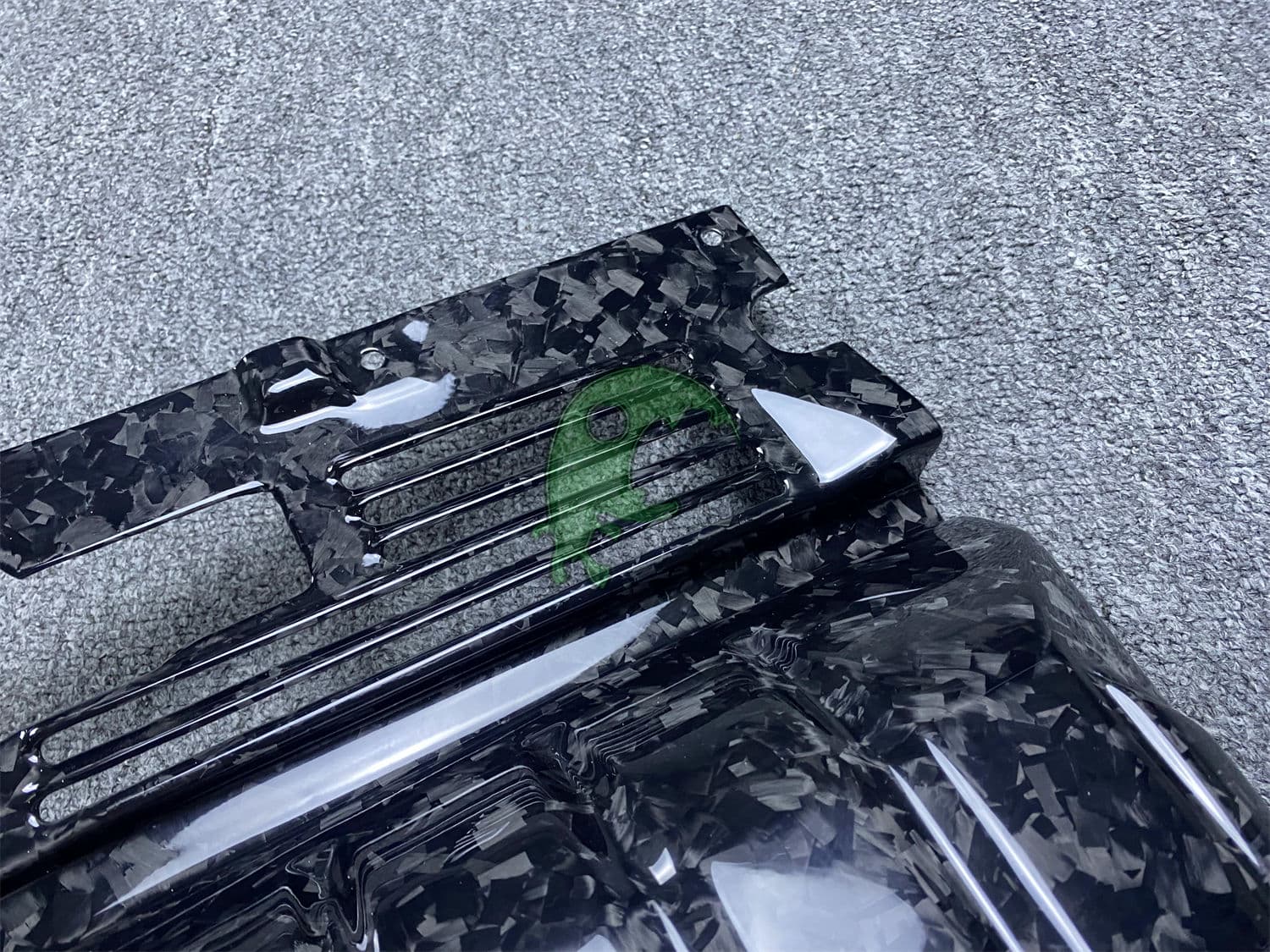 Dry Forged Carbon Fiber Engine bay Cover trim oem original Kit For Lamborghini Huracan LP610
