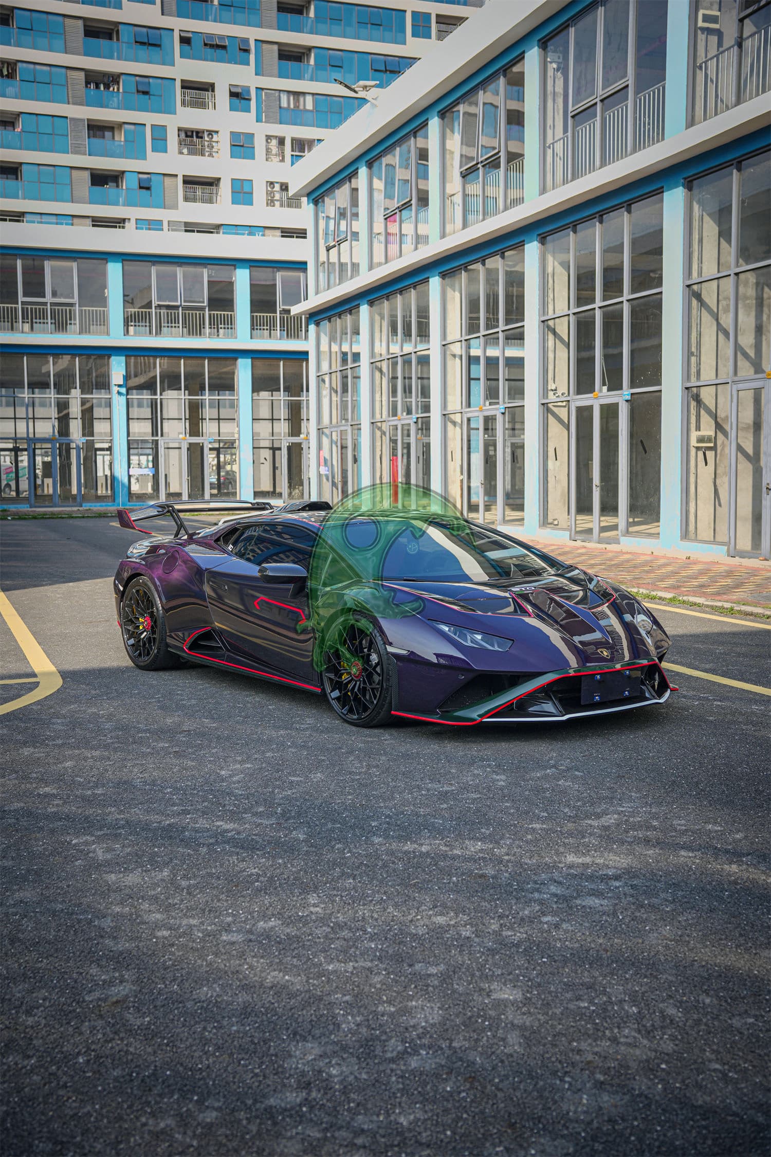 STO Style Full Dry Carbon Fiber Complete Body Kit For Lamborghini Huracan LP610 LP580 EVO CONVERT FACELIFT UPGRADE STO