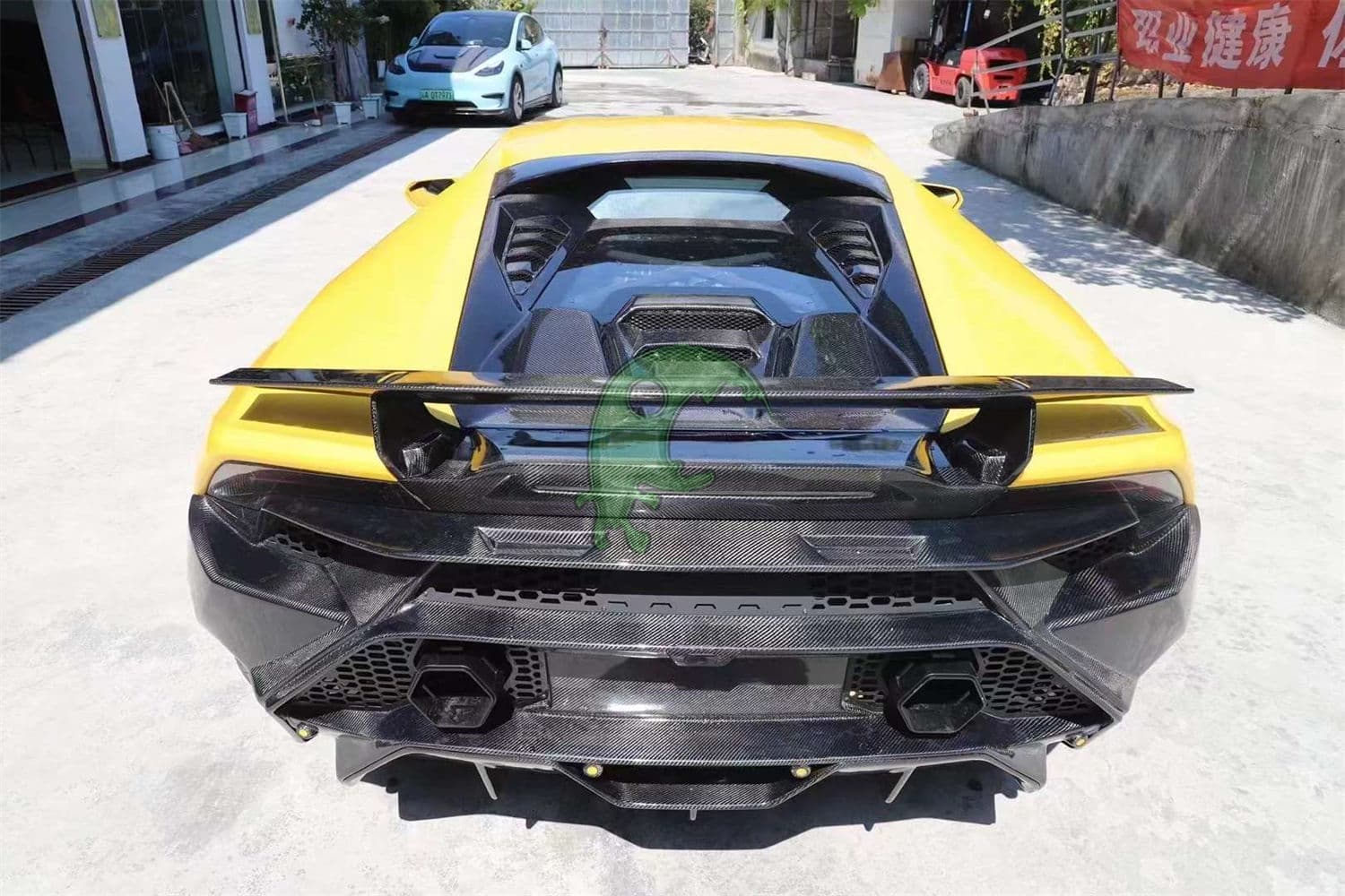 Tecnica Dry Carbon Fiber Full Body Kit For Lamborghini Huracan LP610 LP580 EVO conversion facelift upgrade change bodykit